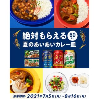 サントリー(サントリー)の金麦　絶対もらえる！夏のあいあいカレー皿　33点分(食器)