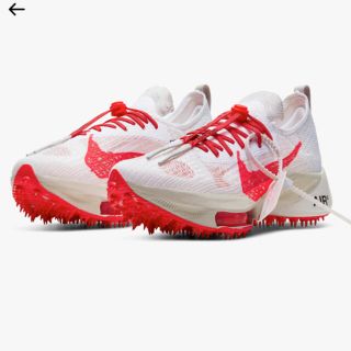 オフホワイト(OFF-WHITE)のNike×Off-White エアズーム　テンポ　ネクスト% SolarRed(スニーカー)