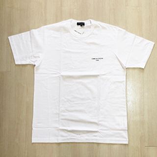 コムデギャルソン(COMME des GARCONS)の新品 送料込 コムデギャルソン オム ロゴ Tシャツ ホワイト(Tシャツ/カットソー(半袖/袖なし))