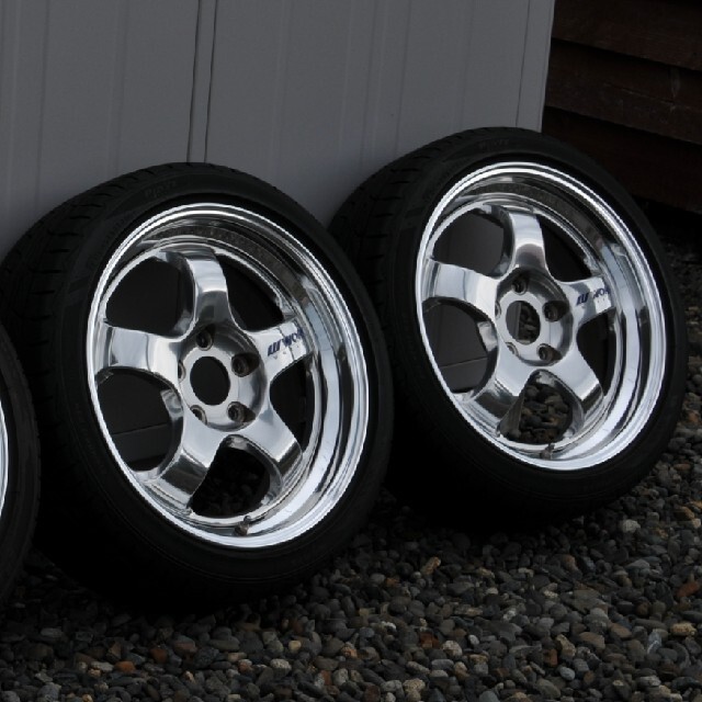 WORKホイール マイスター S1R 17インチ バフフニィッシュ MR2専用