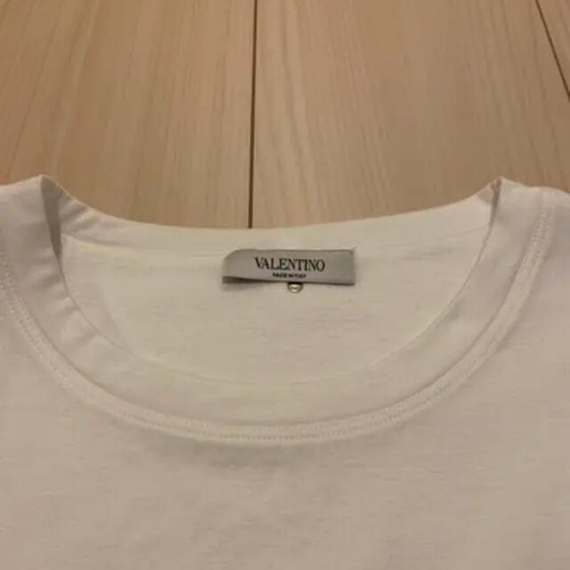 VALENTINO(ヴァレンティノ)のValentino バレンティノ Tシャツ 白 ダブルフェイス メンズのトップス(Tシャツ/カットソー(半袖/袖なし))の商品写真