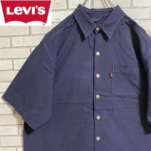 Levi's(リーバイス)の90s 古着 リーバイス L 半袖シャツ ビッグシルエット ゆるだぼ メンズのトップス(シャツ)の商品写真