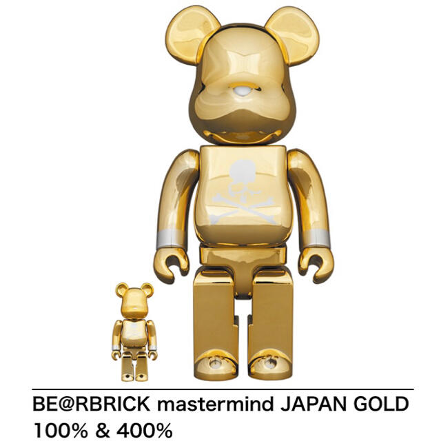 MEDICOM TOY(メディコムトイ)の専用　BE@RBRICK Mastermind  100％ & 400％ エンタメ/ホビーのフィギュア(その他)の商品写真