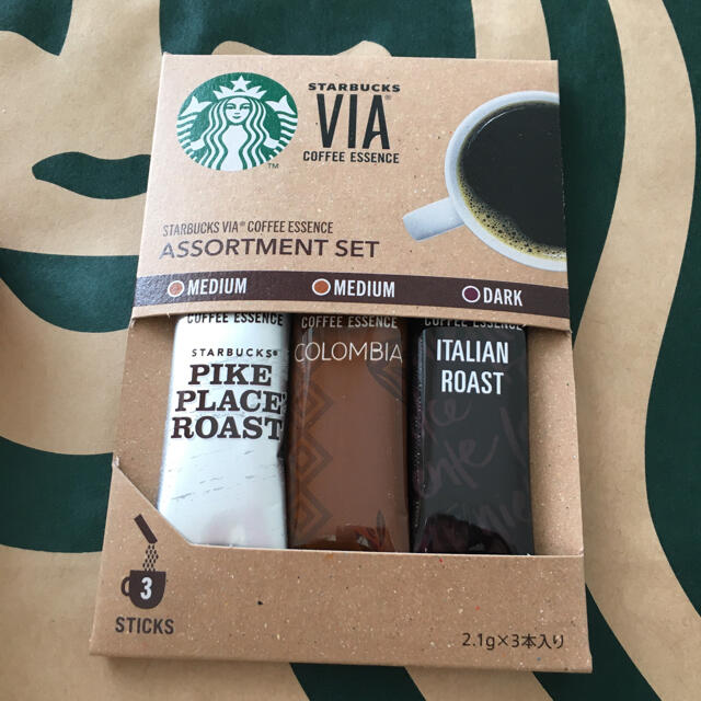 Starbucks Coffee(スターバックスコーヒー)のスターバックス VIA インスタントコーヒー　3本 食品/飲料/酒の飲料(コーヒー)の商品写真