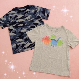 ベビーギャップ(babyGAP)の☆baby Gap☆恐竜カモフラージュ柄＆恐竜プリント半袖Tシャツセット☆(Tシャツ/カットソー)