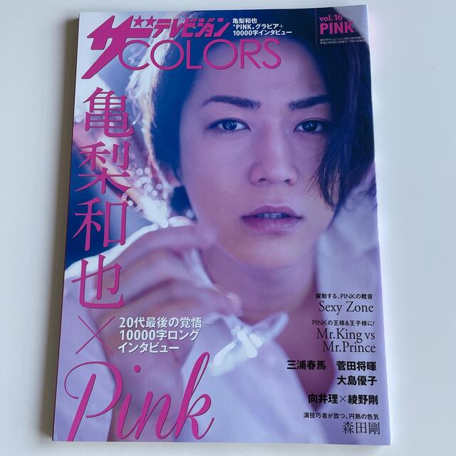 Johnny's(ジャニーズ)のザテレビジョンCOLORS (カラーズ) vol.16 PINK (ピンク) 2 エンタメ/ホビーの雑誌(音楽/芸能)の商品写真