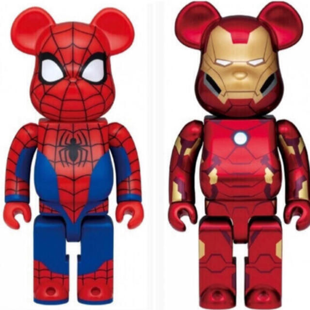 マーベルMARVEL Happyくじ BE@RBRICK ベアブリック　400%キャラクターグッズ