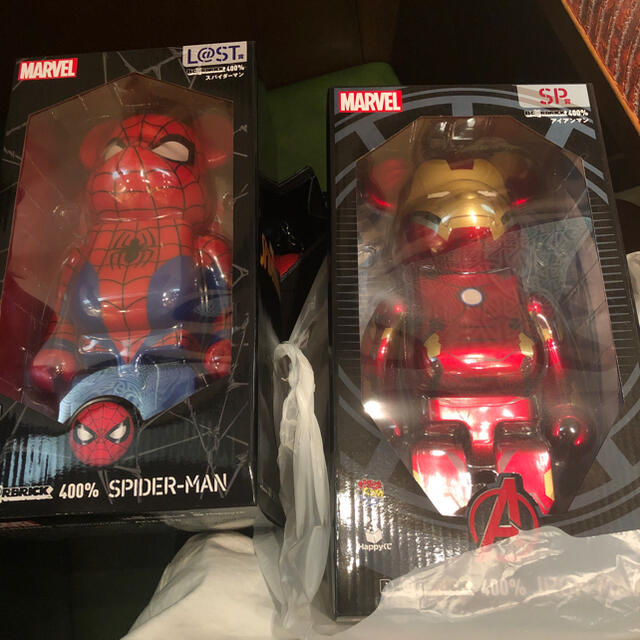 大幅に値引き Happy くじ マーベル「BE@RBRICK」1ロット一番くじ