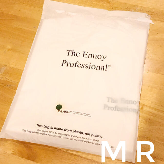 XL 白緑 ennoy Professional Color T-Shirts-