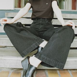 SLY - 【e/s】JW WIDE FLARE パンツ エマスライ ワイドパンツの通販 by