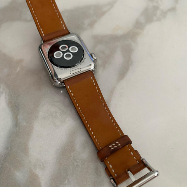 Apple Watch(アップルウォッチ)のアップルウォッチ　シリーズ3 エルメス 38mm スマホ/家電/カメラのスマホ/家電/カメラ その他(その他)の商品写真