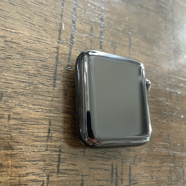 Apple Watch(アップルウォッチ)のApple Watch3 Cellularモデル ブラックステンレス　美品　最終 メンズの時計(腕時計(デジタル))の商品写真