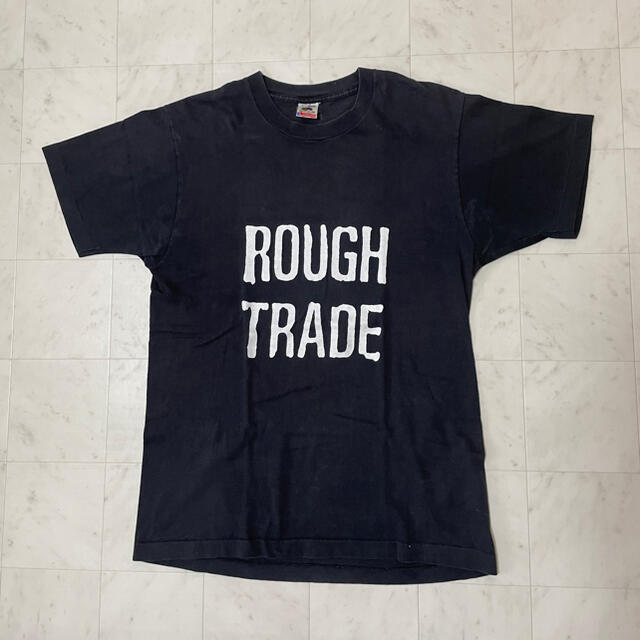 90s USA製 ROUGH TRADE Tシャツ L VINTAGE
