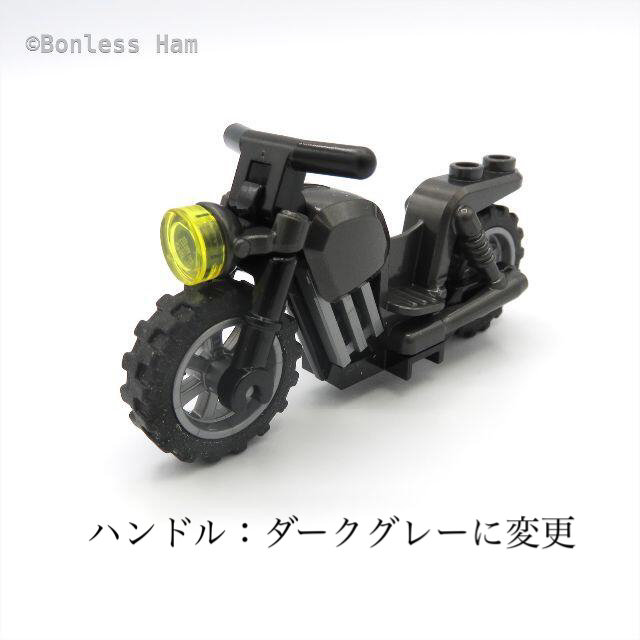 Lego(レゴ)の【新品 正規品】レゴ★乗り物　大型バイク　パールダークグレー②　1個 キッズ/ベビー/マタニティのおもちゃ(知育玩具)の商品写真