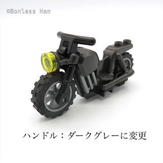 レゴ(Lego)の【新品 正規品】レゴ★乗り物　大型バイク　パールダークグレー②　1個(知育玩具)