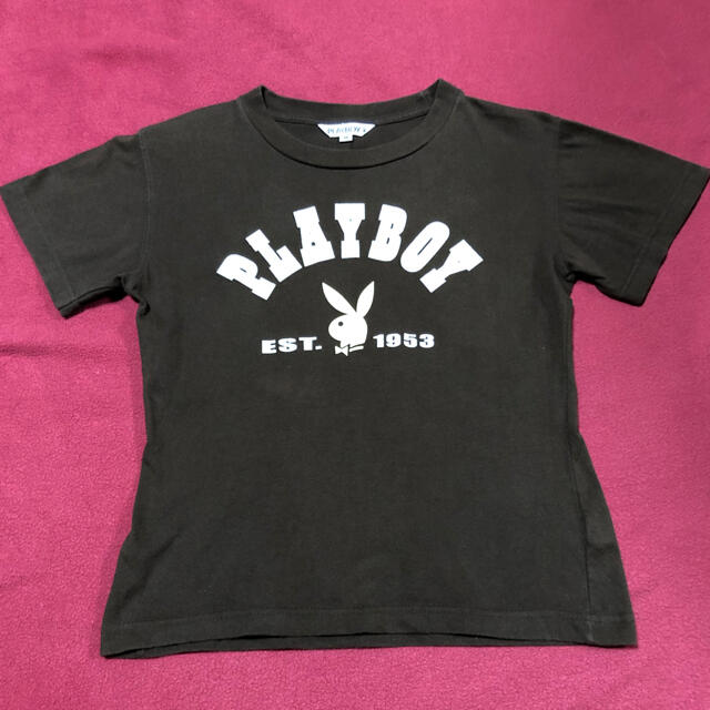 PLAYBOY(プレイボーイ)のプレイボーイ　Tシャツ　茶色 レディースのトップス(Tシャツ(半袖/袖なし))の商品写真