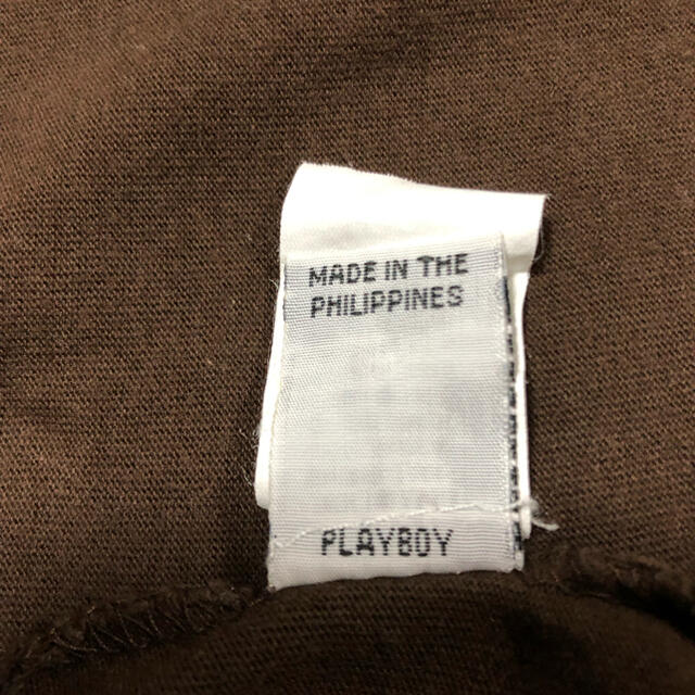 PLAYBOY(プレイボーイ)のプレイボーイ　Tシャツ　茶色 レディースのトップス(Tシャツ(半袖/袖なし))の商品写真