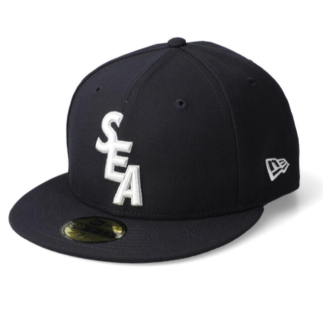 NEW ERA × WIND AND SEA CAP NAVY 7 3/8