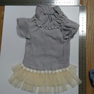 セシルマクビー(CECIL McBEE)の犬服セシルマクビーCecilMcbeeパールネックレスドレス   Sサイズ(犬)