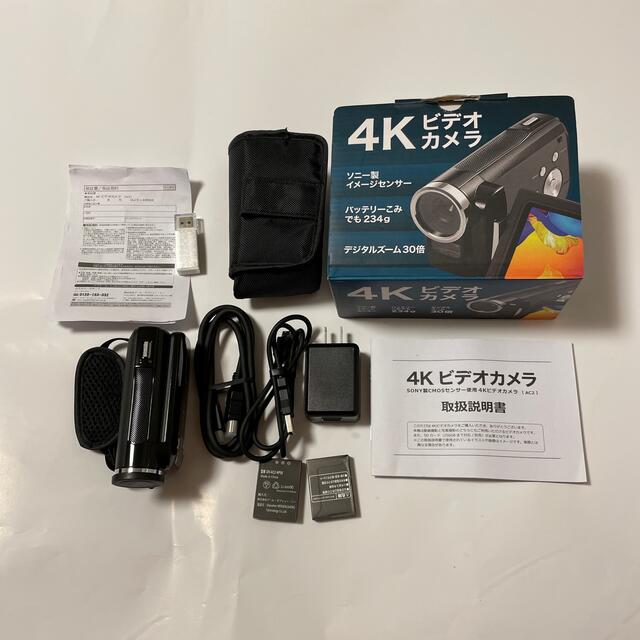 ビデオカメラ4Kコンパクトビデオカメラ　RWCーAC2  美品