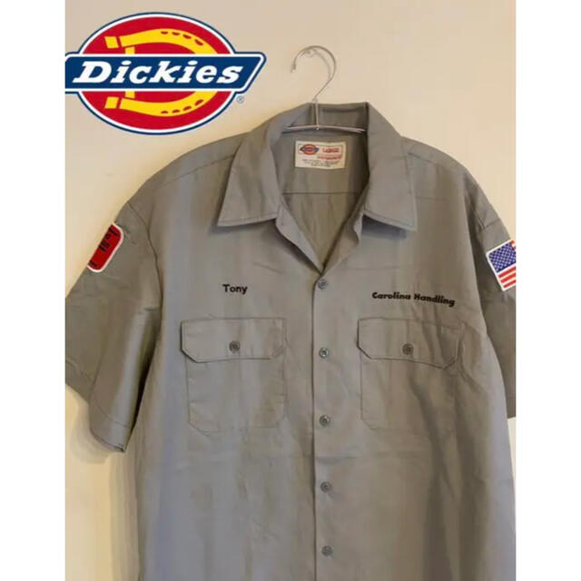 Dickies(ディッキーズ)のディッキーズ　ワークシャツ古着　90s メンズのトップス(シャツ)の商品写真