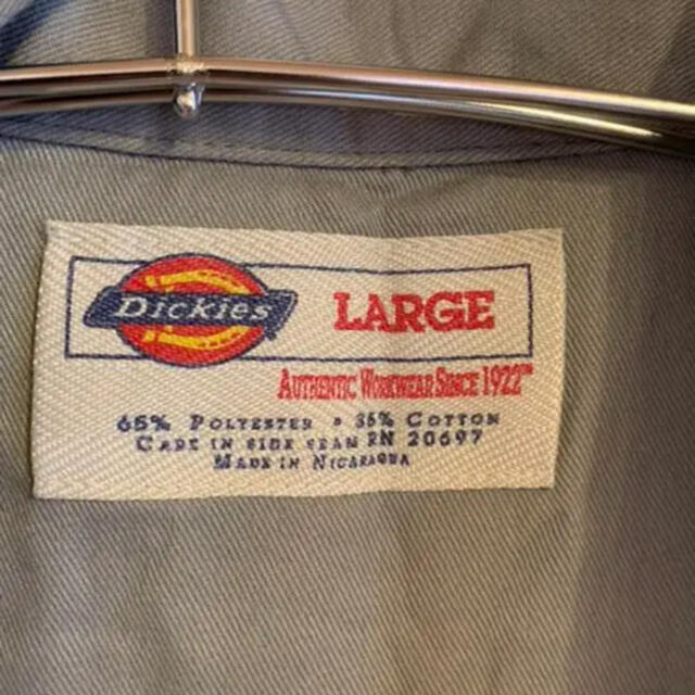 Dickies(ディッキーズ)のディッキーズ　ワークシャツ古着　90s メンズのトップス(シャツ)の商品写真