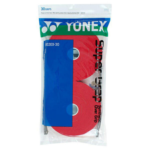 YONEXヨネックスウエットスーパーグリップテープ 赤 ３０本入り 新品未使用