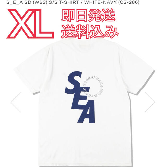 XL WIND AND SEA S/S TEE Tシャツ WHITE-NAVYのサムネイル