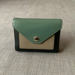 セリーヌ(celine)のCELINE 三つ折り財布 トリコロール レザー セリーヌ マルチファンクション(財布)