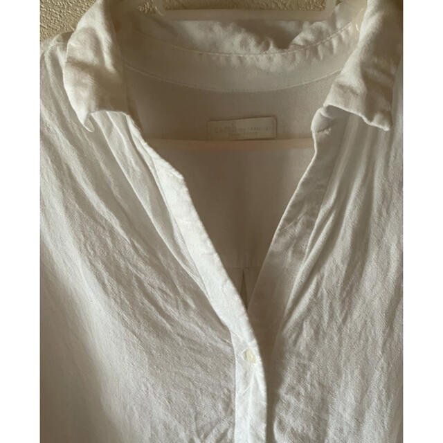 🟨97   大きめ　白シャツ レディースのトップス(シャツ/ブラウス(長袖/七分))の商品写真