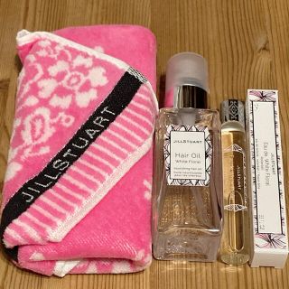 ジルスチュアート(JILLSTUART)のジルスチュアート　ヘアオイル&オードトワレ　ハンカチ(オイル/美容液)