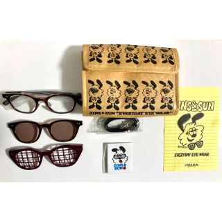 ジンズ(JINS)のJINS ＆ SUN × VERDY Type D BROWN DEMI セット(サングラス/メガネ)