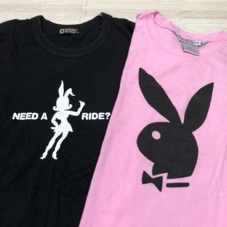 プレイボーイ(PLAYBOY)のプレイボーイのTシャツ2枚(Tシャツ(半袖/袖なし))