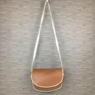 ボッテガヴェネタ(BOTTEGA VENETA)のボッテガヴェネタ　イタリア製　レザー　ショルダーバッグ　茶/ブラウン　(ショルダーバッグ)