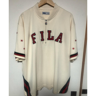 フィラ(FILA)のFILA Baseball Short フィラ　ベースボールシャツ　tシャツ　L(Tシャツ/カットソー(半袖/袖なし))