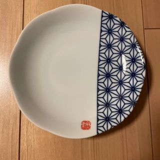 タチキチ(たち吉)の皿　(麻の葉)(食器)