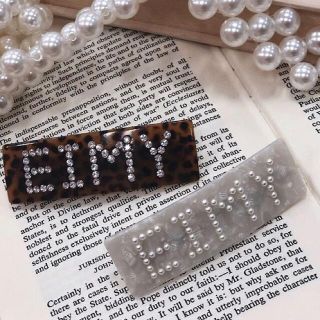 エイミーイストワール(eimy istoire)のエイミーイストワール♡新品エイミープレートバレッタ(バレッタ/ヘアクリップ)