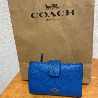 コーチ(COACH) 折り財布(メンズ)（ブルー・ネイビー/青色系）の通販 48 ...