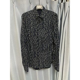 ディオールオム(DIOR HOMME)の極美品定価10万ディオールオム diorhomme総柄シャツ37tiandior(シャツ)