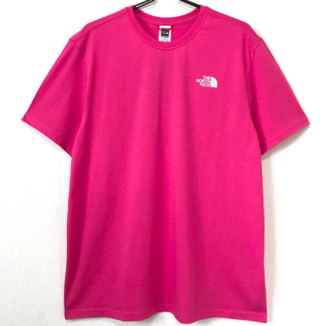 THE NORTH FACE(ザノースフェイス)のレアモデル ♪ ノースフェイス アウトドア Tシャツ EU ピンク XXL 3L メンズのトップス(Tシャツ/カットソー(半袖/袖なし))の商品写真