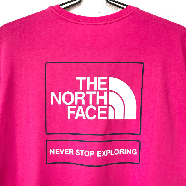 THE NORTH FACE(ザノースフェイス)のレアモデル ♪ ノースフェイス アウトドア Tシャツ EU ピンク XXL 3L メンズのトップス(Tシャツ/カットソー(半袖/袖なし))の商品写真
