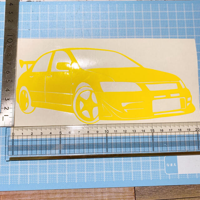 車ステッカー2  (黄色)※訳あり 自動車/バイクの自動車(車外アクセサリ)の商品写真