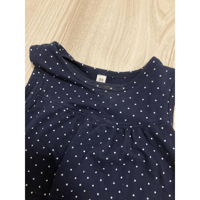 MUJI (無印良品)(ムジルシリョウヒン)の無印★タンクトップ キッズ/ベビー/マタニティのベビー服(~85cm)(タンクトップ/キャミソール)の商品写真