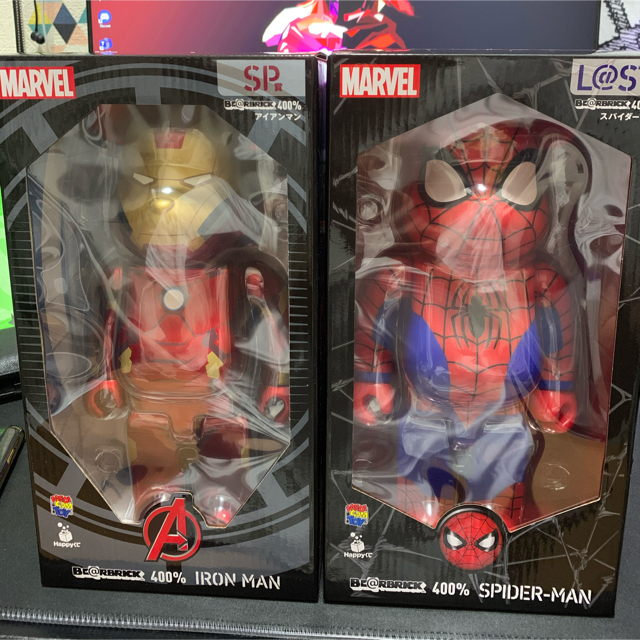 MARVEL(マーベル)のハッピークジ　マーベル　SP賞　ラスト賞　２点 ハンドメイドのおもちゃ(フィギュア)の商品写真