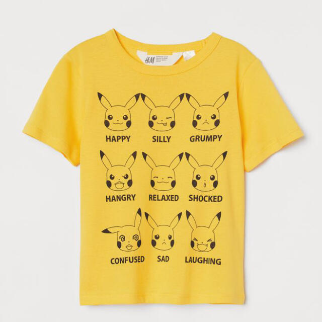 H&M(エイチアンドエム)の新品未開封　ポケモン　Tシャツ  3枚セット　120/130 キッズ/ベビー/マタニティのキッズ服男の子用(90cm~)(Tシャツ/カットソー)の商品写真