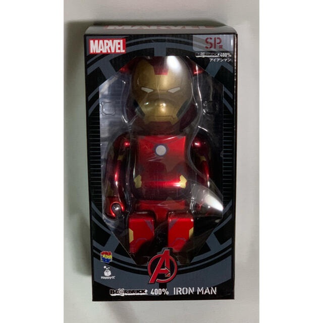 MARVEL(マーベル)のベアブリック　マーベル　アイアンマン　bearbrick marvel SP賞　 ハンドメイドのおもちゃ(フィギュア)の商品写真