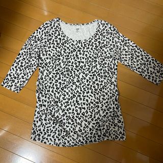 エイチアンドエム(H&M)のMAMA コットン Tシャツ　レオバード(マタニティトップス)