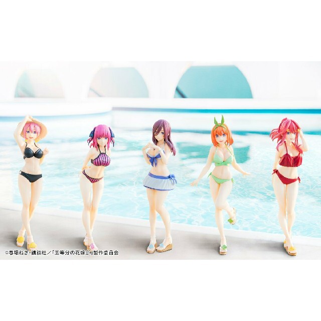 五等分の花嫁 フィギュア 水着 セット エンタメ/ホビーのおもちゃ/ぬいぐるみ(キャラクターグッズ)の商品写真