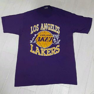 LAKERS 紫 Tシャツ(Tシャツ/カットソー(半袖/袖なし))