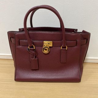 マイケルコース(Michael Kors)のマイケルコース MICHAEL KORS ハンドバッグ ワインレッド(ハンドバッグ)